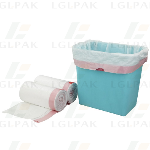Factory Customized China Custom Colored Draw String Strong Biodegradable Trash Garbage Bags